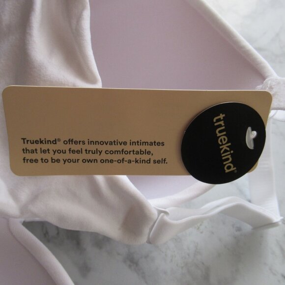 New TrueKind Bra M White Comfort Supportive Shaping Bralette Wireless - Picture 6 of 6